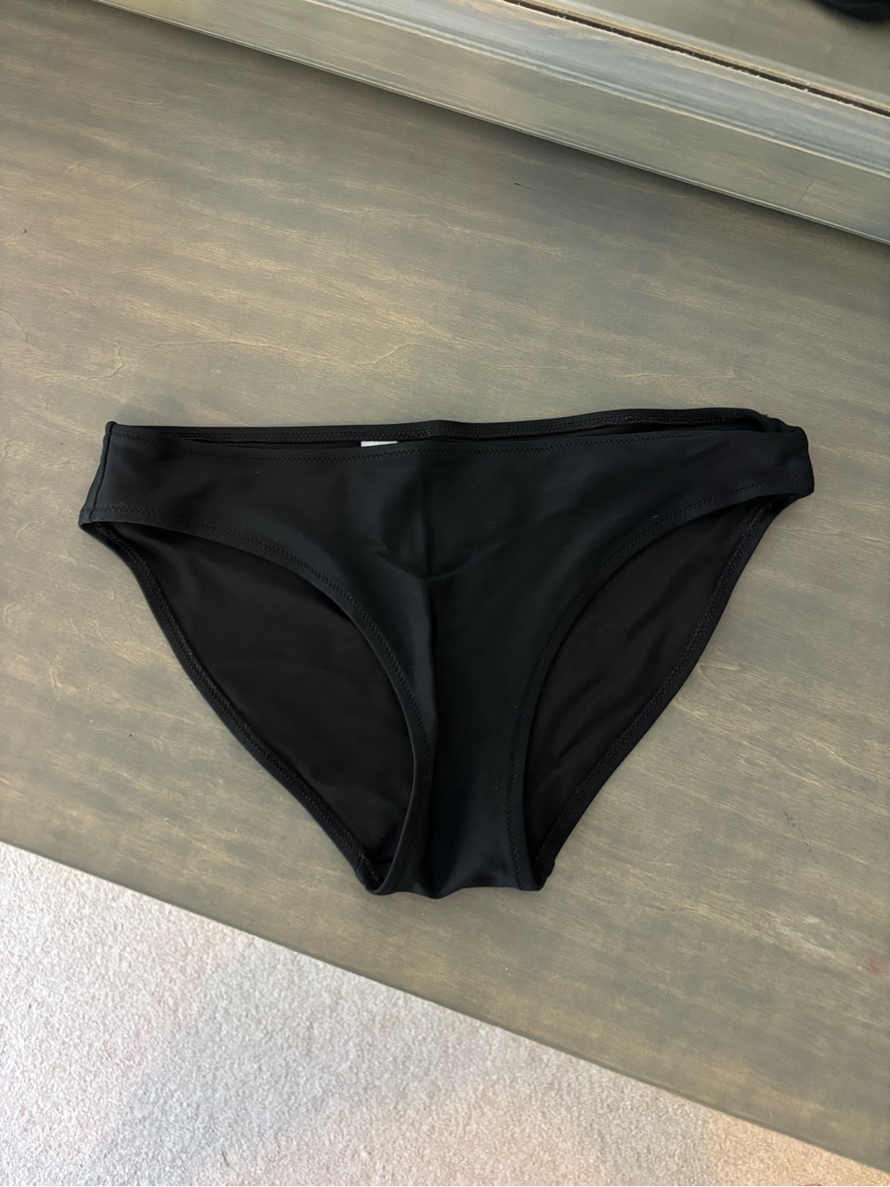 aerie Black Bikini Bottom - Classic
